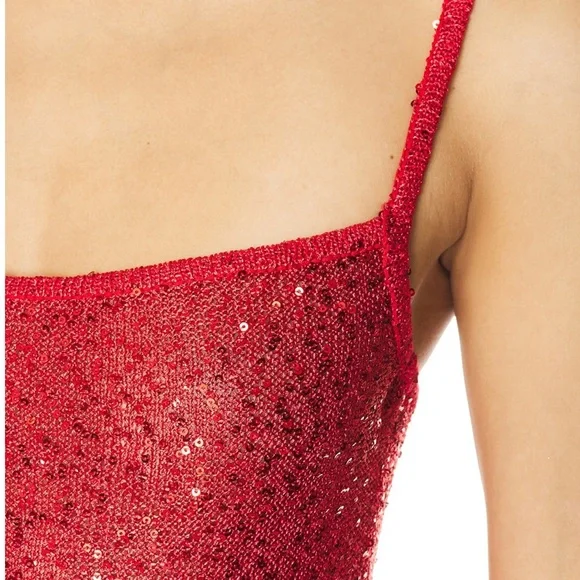 Lovers + Friends Red Sequin Maxi Dress - Picture 4 of 6